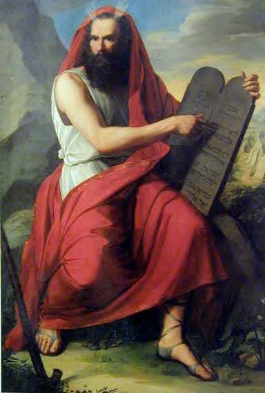 摩西十诫名画图片